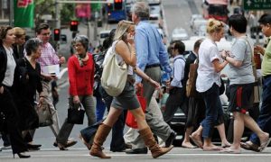 A busy street in Sydney, Australia