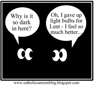 lent lightbulbs