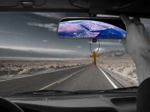 the cross before me the world behind